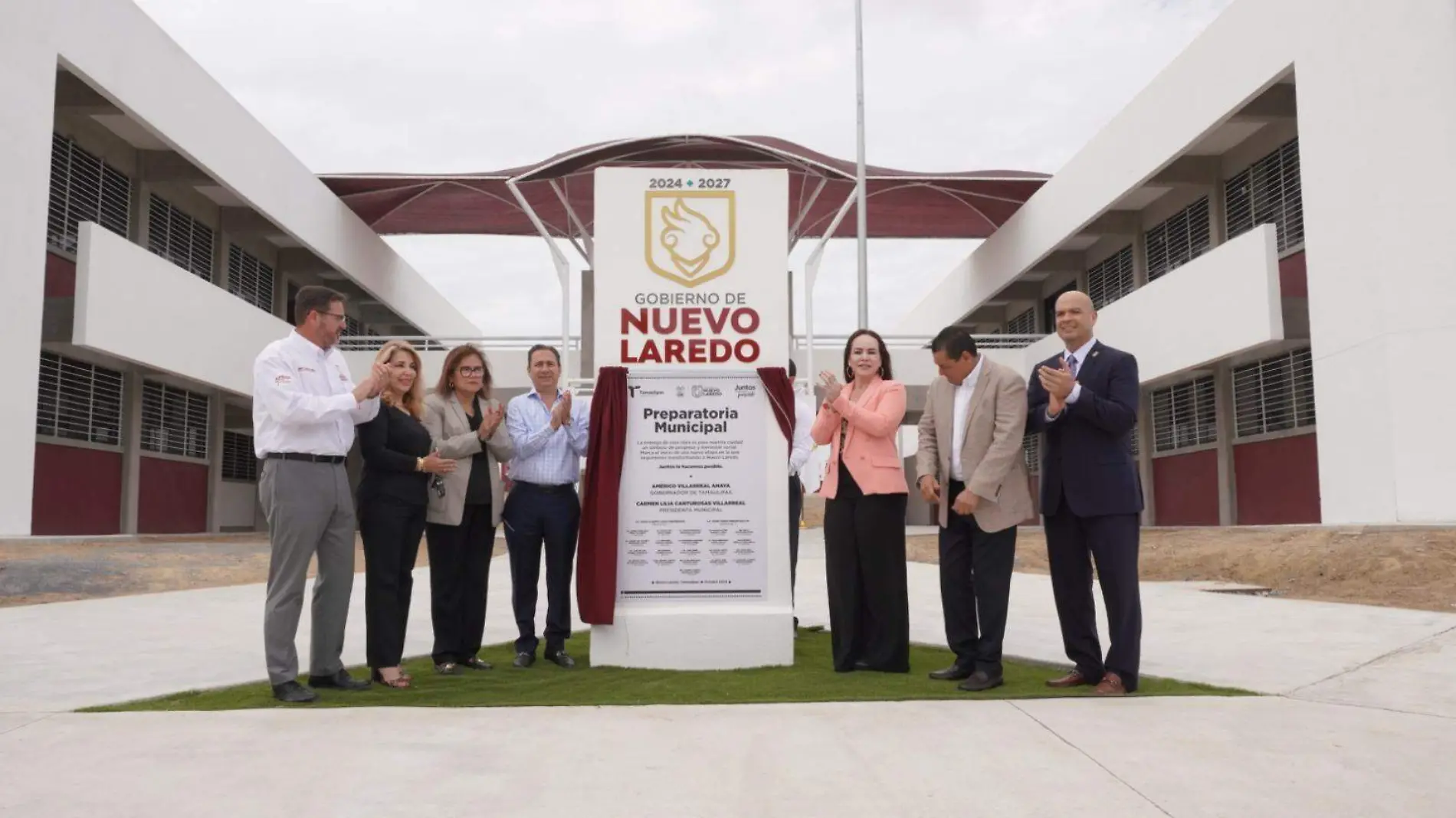 Inauguran primera preparatoria autosostenible de Tamaulipas: costó más de 106 mdp